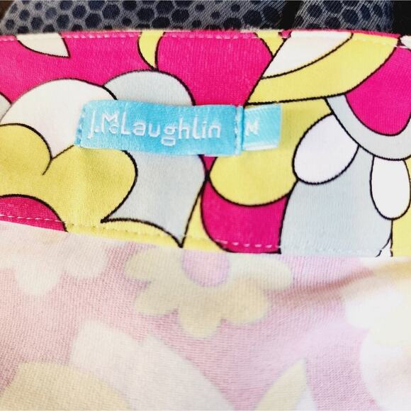 J MCLAUGHLIN EDIE DRESS HALTER FLORAL SIZE MED - Picture 3 of 6